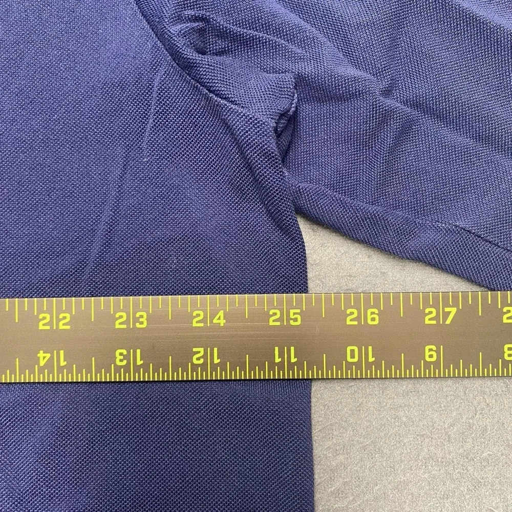 Polo Ralph Lauren Polo Shirt Mens Large Blue Golf Fit Pocket Pony Logo
